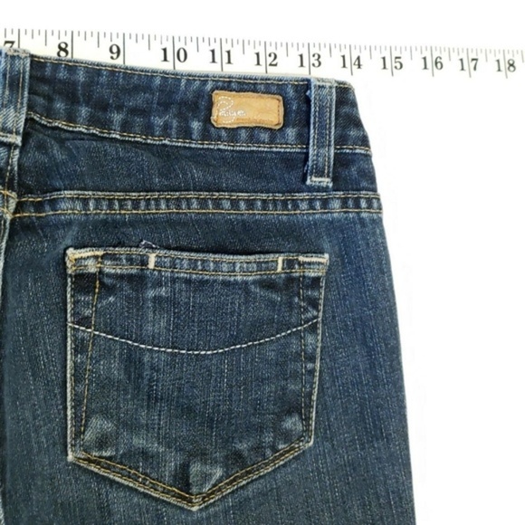 Paige BLUE HEIGHTS Dark Slim Straight Jeans 26 - Picture 6 of 8
